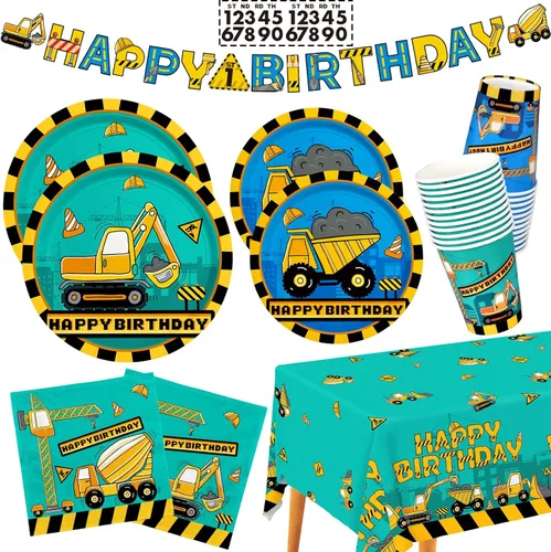 Miniatura 19 de Gatherfun kit de suministros para fiesta de fútbol, para 24 comensales, incluye platos para cena, servilletas para postre, vasos, pancarta y mantel