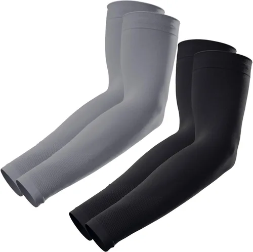 GOUNOD Mangas de compresión de enfriamiento de protección solar para hombres - Jardinería al aire libre Deportes Entrenamientos mangas de brazo de