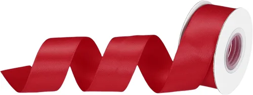 Miniatura 357 de MECCANIXITY Cinta de satén de 3/8 pulgadas de 50 yardas, de grogrén, de seda sólida, fina para ramo de boda, para regalo del día de San Valentín