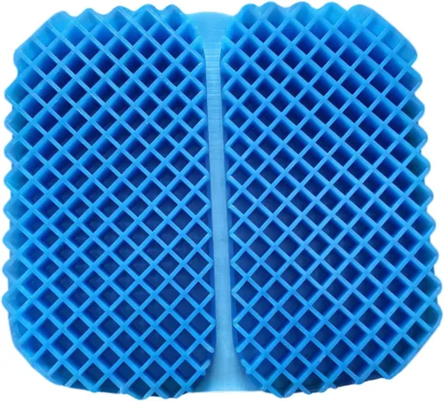 Miniatura 3 de FOMI Cojín de asiento portátil de gel de alta calidad (15 x 17 pulgadas) Cómodo cojín ortopédico para automóvil, silla de oficina, silla