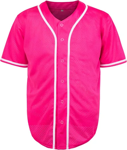 Miniatura 26 de Phoneutrix Camisetas Jersey de Béisbol Hip Hop Hipster Lisas en Blanco con Botones Uniformes Deportivos para Hombres y Mujeres Jersey
