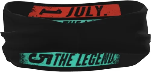 Miniatura 5 de July The Man The Myth The Legend 1975 Headband for Men Women Sports Sweatband for Fitness Exercise Moisture Wicking Running Yoga Hairbands