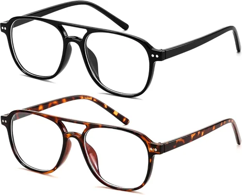Miniatura 10 de FEISEDY Gafas de bloqueo de luz azul para mujeres y hombres, cuadrados, ligeros, antifatiga ocular y deslumbramiento UV B0141