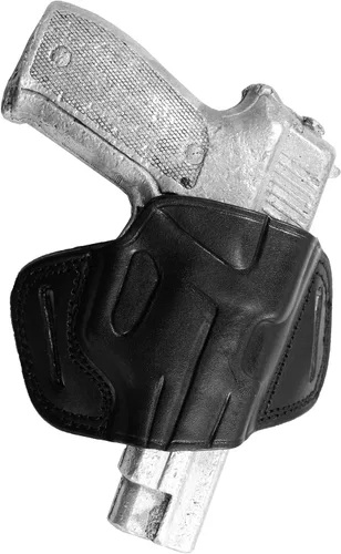 Miniatura 18 de YT HOBBY Funda para pistola de cuero hecha a mano con deslizamiento rápido en la cintura OWB Marrón - mano derecha