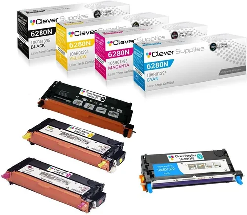 Miniatura 26 de CS compatible Xerox Phaser 6510/WorkCentre 6515 (106r03480) 2 cartuchos de tóner negro para Phaser 6510, WorkCentre 6515 2 negro