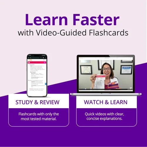 Miniatura 2 de Flashables & Membership Bundle - Tarjetas digitales y videos de la escuela de enfermería - Incluye 14 asignaturas - 1 año de acceso en línea