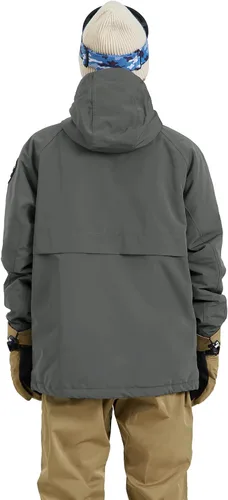 Miniatura 2 de Actleis Chaqueta de snowboard impermeable para hombre, abrigo de nieve de esquí cálido y resistente al viento con capucha