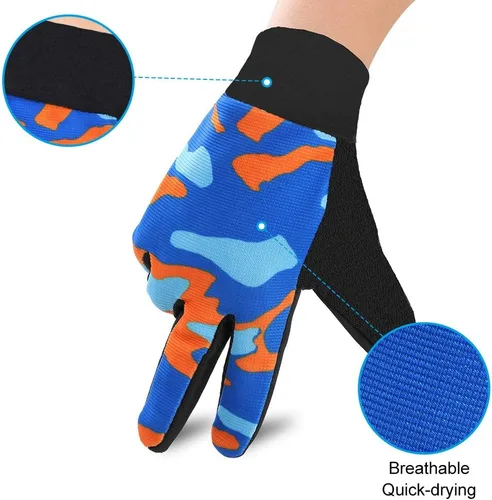 Miniatura 4 de Accmor Guantes de ciclismo para niños, guantes de pesca para niños de 4 a 10 años, guantes deportivos para niños y niñas, transpirables