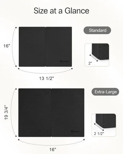 Miniatura 5 de StrongTek 2-in-1 Non-Slip Balance Pad - High-Density Foam Cushion, Supportive Exercise Mat & Knee Pad for Core Training, Yoga, Pilates, Physical