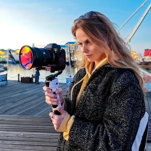 Miniatura 2 de Zhiyun Crane M3S Combo Gimbal Stabilizer for Cameras, Built-in Fill Light, Bluetooth Control, Vertical Shooting, Compatible with Mirrorless Cameras