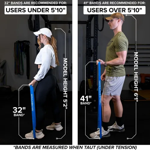 Miniatura 2 de Serious Steel Fitness Bandas de entrenamiento de resistencia de 32 pulgadas