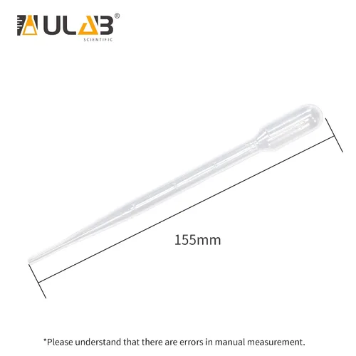 Miniatura 6 de ULAB Pipeta de transferencia estéril, pipetas de aceites esenciales, vol. 0.2 fl oz, 0.1 fl oz graduadas, intervalo de graduación de 0.0 fl oz
