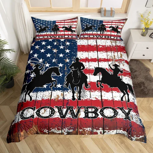 Miniatura 14 de Juego de ropa de cama de oso rústico tamaño individual para mujeres adultas, funda de edredón con estampado de oso salvaje y animales salvajes