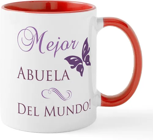 Miniatura 27 de CafePress Taza de café de cerámica Number One Abuelo de 11 oz (11.0 fl oz)