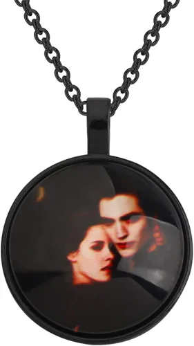 KEYCHIN Inspired Jewelry - Regalo para amantes de los vampiros, collar Edward y Bella de película de vampiro, joyería periférica