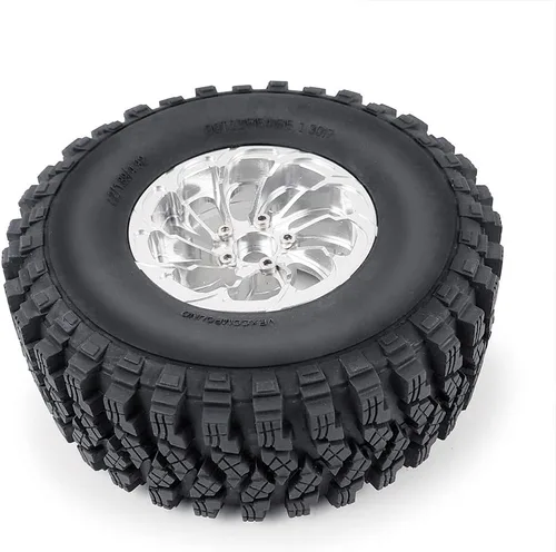 Miniatura 8 de RCLIONS 4pcs 2.2" Crawler neumáticos 4.921 * 1.969 in con inserto de espuma para 1/10 RC Crawler Car Axial SCX10 TRX4 Wraith RBX10 RR10
