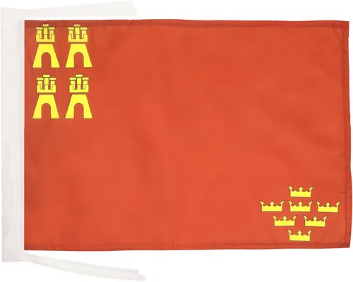Miniatura 762 de Bandera de México AZ FLAG, 45.7 x 30.5 cm, con cordones - Pequeñas banderas mexicanas de 30 x 45 cm - Bandera de 45.7 x 30.5 cm