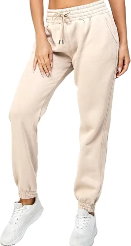 Miniatura 25 de IUUI Pantalones deportivos de cintura alta para mujer, con bolsillos, de algodón, holgados, atléticos