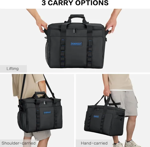 Miniatura 5 de Bolsa térmica con aislamiento suave, plegable, enfriadores de viaje grandes, enfriadores de lados suaves, hieleras a prueba de fugas, impermeable