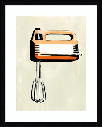 Miniatura 13 de Amanti Art Lienzo decorativo para pared enmarcado de 21 x 17 pulgadas, aparato de cocina retro III por Annie Warren, arte de pared de cocina