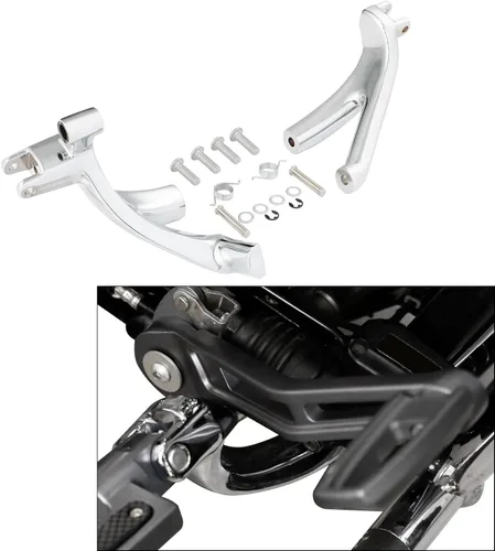 Miniatura 7 de TCT-MOTORPARTS Soportes de control delantero cromados para Harley Sport Glide Breakout 2018-2025
