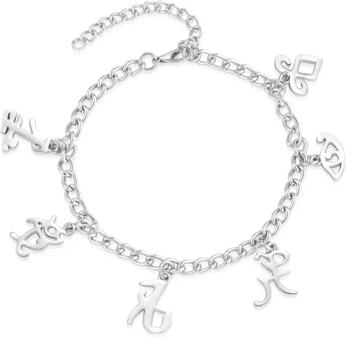 Miniatura 3 de XOCON The Mortal Instruments - Pulsera con símbolos de runas de poder angélico inspirado en la ciudad de los huesos