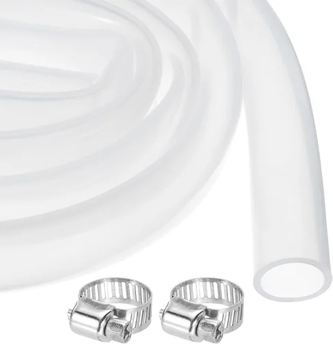 Miniatura 7 de MECCANIXITY 1 m de tubo de silicona transparente de goma de 1/4" ID 5/16" OD tubo de plástico manguera de aire flexible para elaboración de cerveza