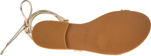 Miniatura 3 de The Drop Women's Samantha Flat Strappy Lace-up Sandal