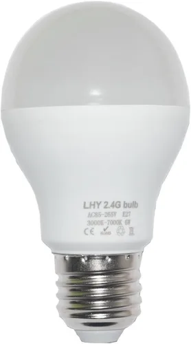 Miniatura 2 de Bombillas LED inteligentes E27 de 6 W regulables con control remoto inalámbrico de 3 zonas de 2.4 GHz, temperatura de color ajustable (cálido/frío)