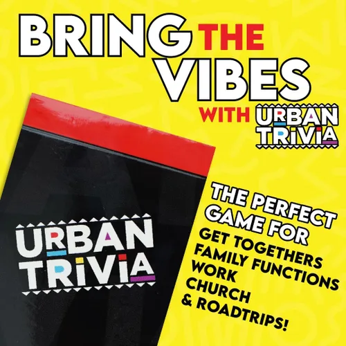 Miniatura 2 de Urban Trivia Game - ¡Juego de cartas para la cultura! TV, películas, música, deportes y experiencias de la comunidad afroamericana. Ideal