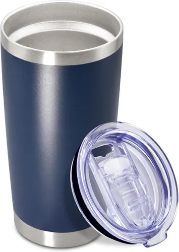 Miniatura 39 de Vaso de viaje de café de 20 onzas a granel con tapa, acero inoxidable de doble pared aislada al vacío, tazas con recubrimiento en polvo, para Rosa