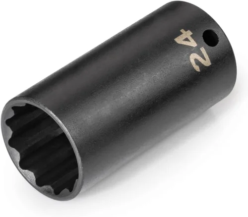 Miniatura 9 de TEKTON Accionamiento de 3/8 pulgadas x 1 pulgada Zócalo de impacto de 12 puntos poco profundo SID12225