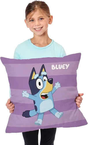 Miniatura 4 de NORTHWEST Bluey Pillow, 18 x 18 pulgadas, rollo de llamada Bluey Roll Call Bluey