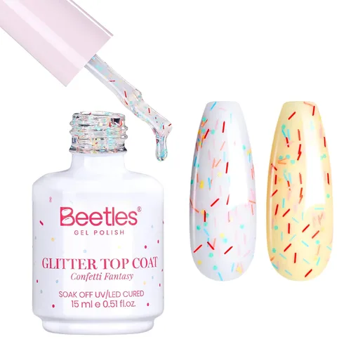 Miniatura 14 de Beetles - Esmalte de uñas de gel pastel, 6 colores, esmalte de gel macarrón, rosa claro, azul, verde, amarillo, morado, uñas suaves para todas