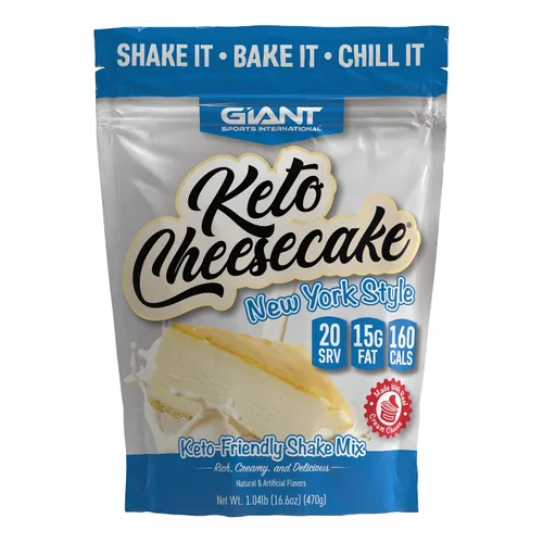 Miniatura 8 de Giant Sports - Mezcla de batido de queso Keto - Deliciosa mezcla de polvo de dieta cetogénica baja en carbohidratos, sin gluten, funciona muy bien