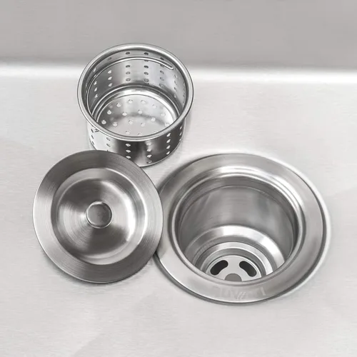 Miniatura 5 de Ruvati RVA1025 - Conjunto de drenaje para cesta de fregadero de cocina, acero inoxidable