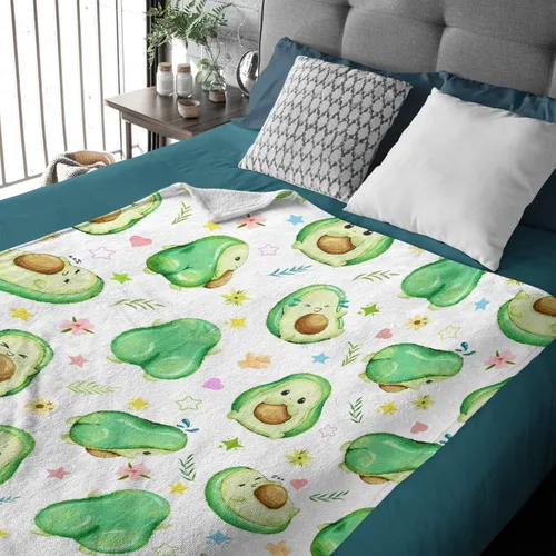 Miniatura 3 de Darani Manta de franela ligera y súper suave de aguacate, cálida y ligera, de 40 x 30 pulgadas, extra pequeña para cama de mascotas