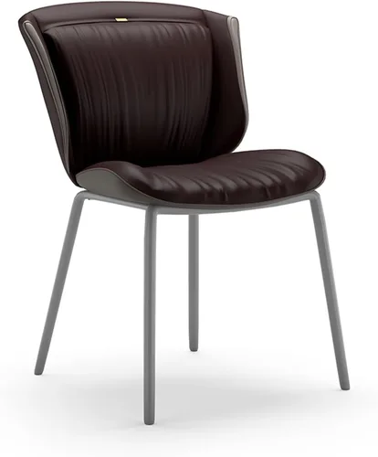 Miniatura 17 de Light Luxury Dining Chair, Simple Modern Leisure Chair with Backrest, Color Matching Design, Enhance the Sense of Space, Suitable for Kitchen