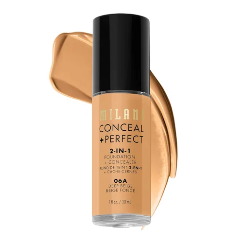 Miniatura 37 de Milani Conceal + Perfect Base + Corrector 2 en 1 para una Tez Impecable, Corrector para Debajo de los Ojos, Cubre Enrojecimiento e Imperfecciones