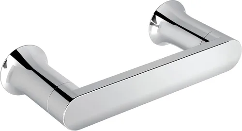 Moen Genta LX - Soporte para papel higiénico de cromo moderno con montaje en pared y pivote, soporte moderno para rollo de papel higiénico para