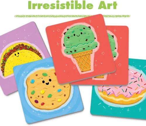 Miniatura 2 de Ravensburger Foodie Favorites - Juego de memoria rápido y atractivo Mejora las habilidades de enfoque y memoria Divertidas ilustraciones