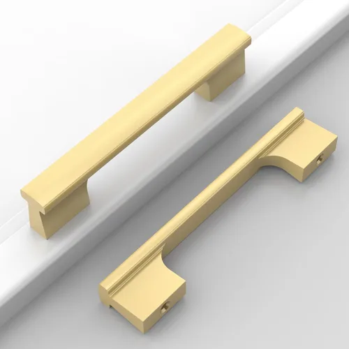 Miniatura 37 de Paquete de 12 tiradores para gabinete de 4 pulgadas (102mm) de níquel satinado cepillado, accesorios para gabinetes de cocina, cajones, cómodas