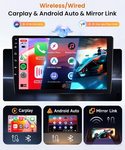 Miniatura 2 de Radio de coche 4Core 2G+64G para Nissan Altima 2008 2009 2010 2011 2012 Carplay, Rimoody Car Stereo con Android Auto Mirror Link 9 pulgadas pantalla