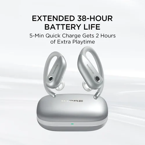 Miniatura 8 de 1MORE Fit Open Earbuds S50, auriculares inalámbricos de oreja abierta Bluetooth 5.3 con 4 micrófonos, auriculares con ganchos para las orejas