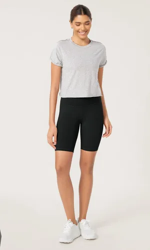 Miniatura 4 de ODODOS ODLEX - Paquete de 2 pantalones cortos de entrenamiento de cintura alta para mujer, control de abdomen, entrenamiento, gimnasio, atletismo