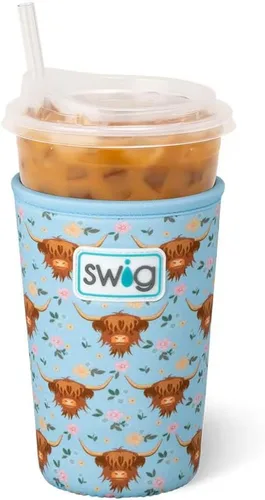 Miniatura 12 de Funda Swig Life para taza de café helado pequeña, funda estándar de 22oz para taza de café helado con asa, funda aislante de neopreno para mantener