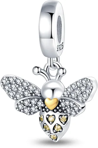 Pulsera y collar de plata de ley 925 con dije de corazón, mariposa, loto, avión, viaje, lindo gato, cuentas, regalo para mujer