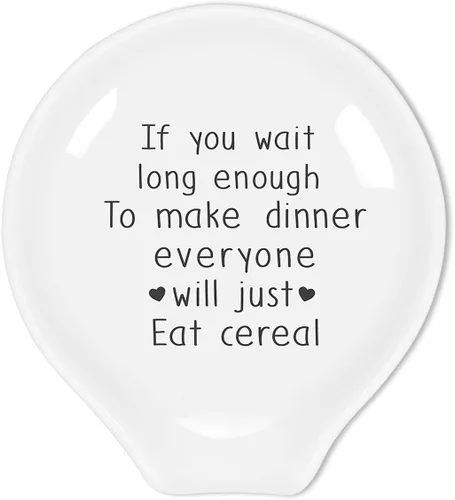 Miniatura 7 de Littlefa Let's Spoon - Cuchara de café con frase divertida, soporte para cuchara de café con frase divertida, soporte para cuchara pequeña