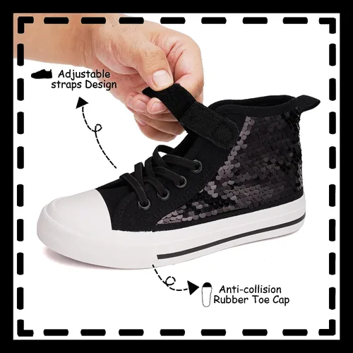 Miniatura 4 de Toandon Zapatillas de lona casuales de moda adorables para niños