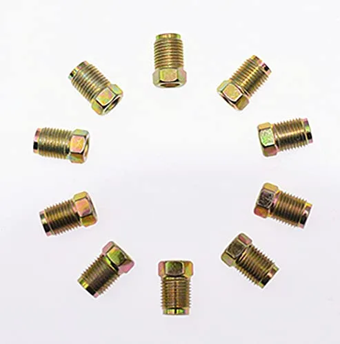 Miniatura 2 de Línea de freno métrico Invertir Flare Fittings para tubo de 3/16" 0.394 x 0.039 in (paquete de 10)